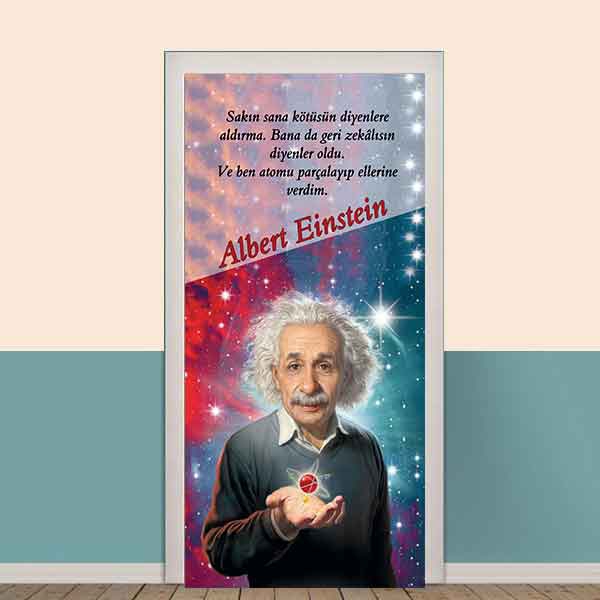 Einstein kapı giydirme